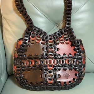 Patricia Nash Giraldi Hobo Chainlink Leather Tote
